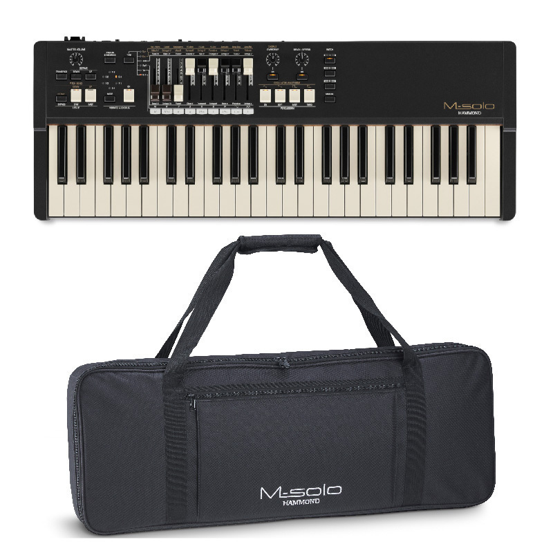 Hammond M-solo(Black) + SC-M49  専用ケースセット◇【ローン分割手数料0%(12回まで)対象商品!】（新品/送料無料）【楽器検索デジマート】