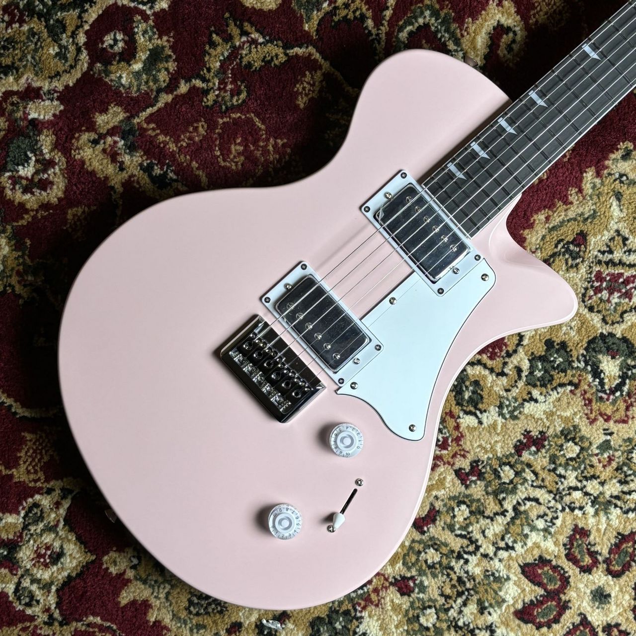 RYOGA HORNET Shell Pink エレキギター ハムバッカー ベイクドメイプル 