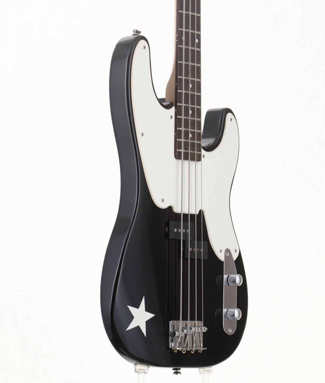 Squier by Fender Mike Dirnt Precision Bass Black w/Star Graphic