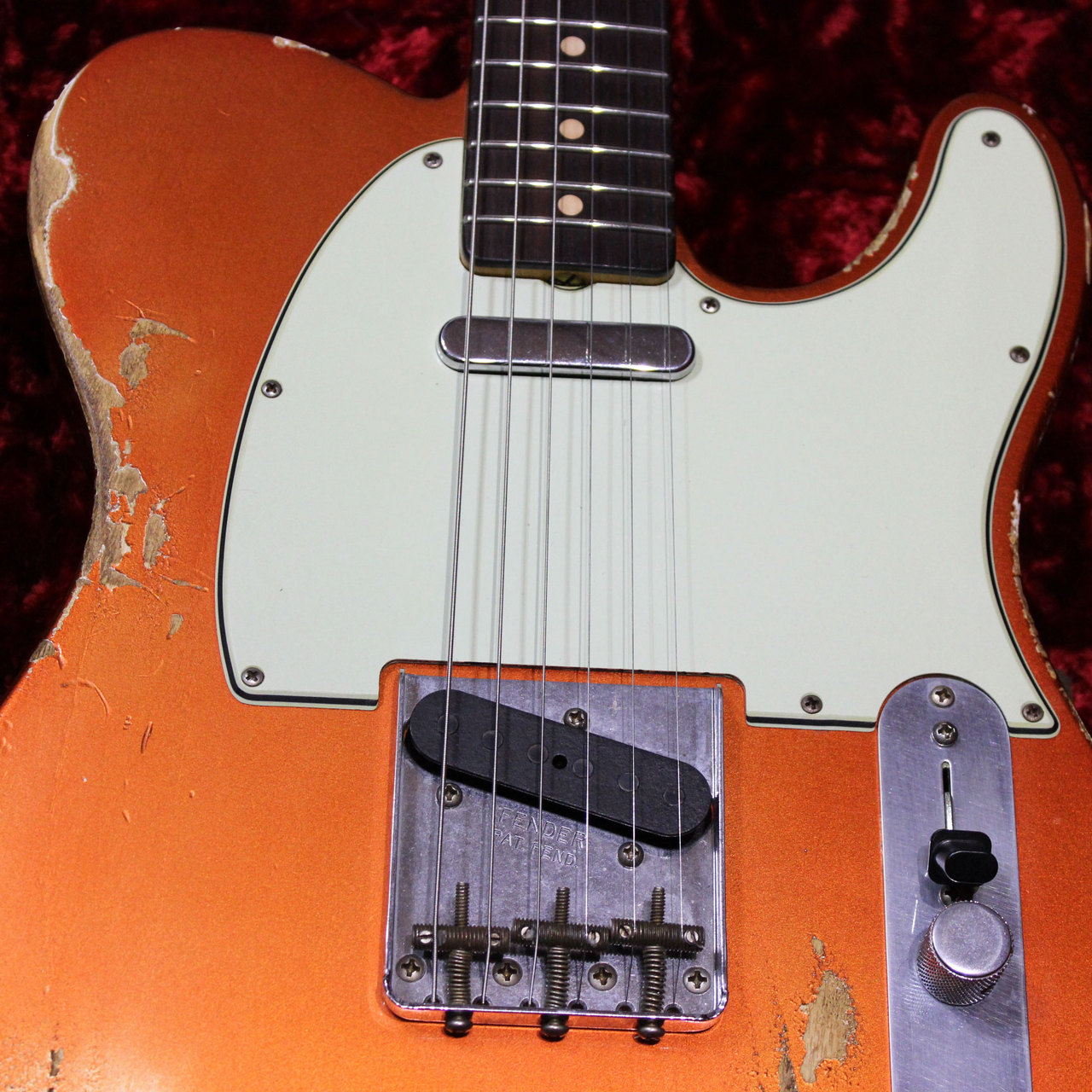 Fender Custom Shop 1963 Telecaster HEVY Relic Candy Apple Red NAMM