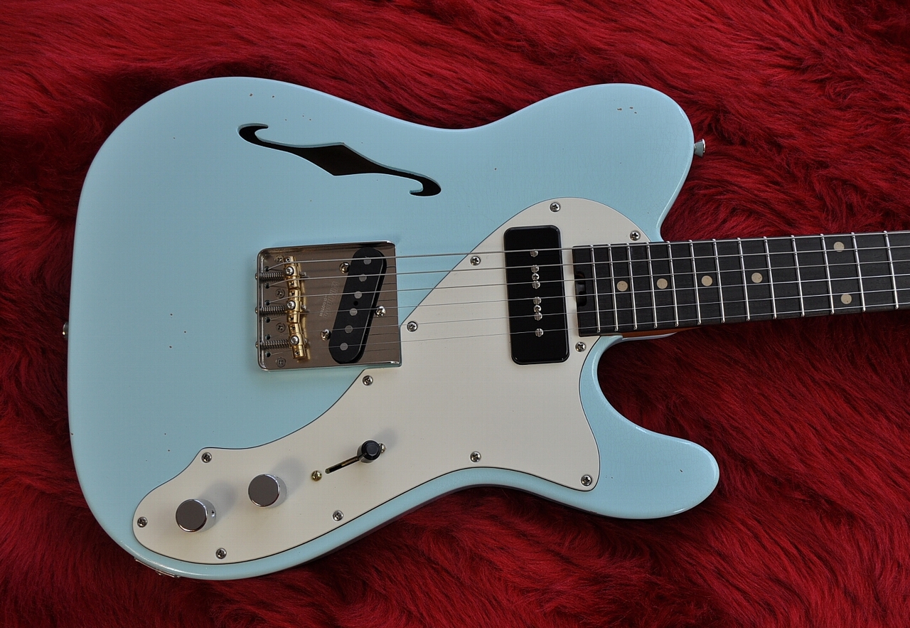 infinite Trad Fullsize T Hollow Light Aged Sonic Blue（中古