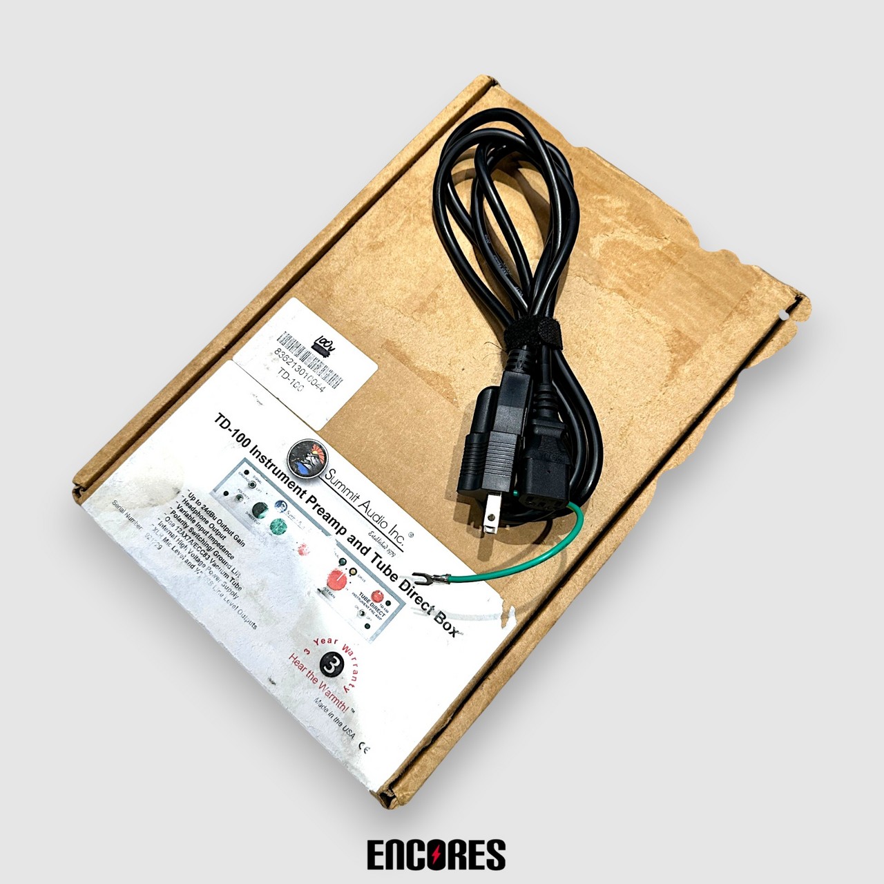 Summit Audio Inc TD-100 プリアンプ DI（中古）【楽器検索デジマート】