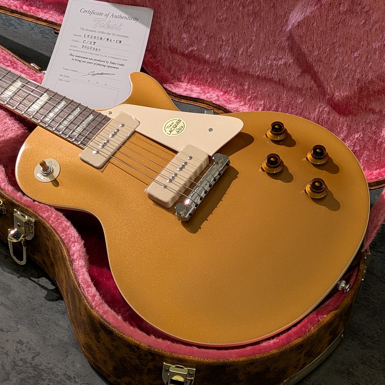Tokai 【特注】LS285S/WA-CM ~Gold Top~ #052652987【4.05kg】【Reborn