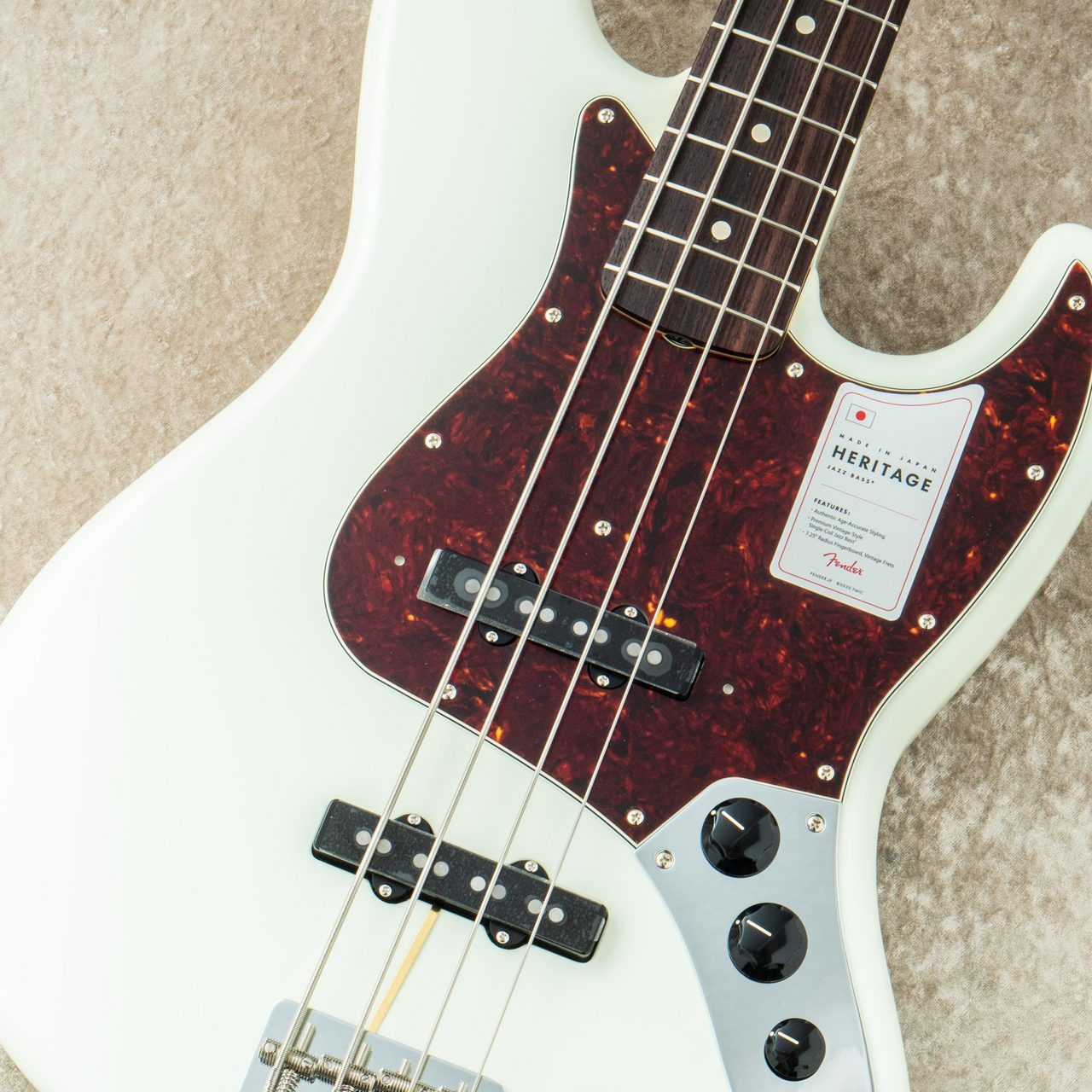 Fender Made in Japan Heritage 60s Jazz Bass -Olympic White