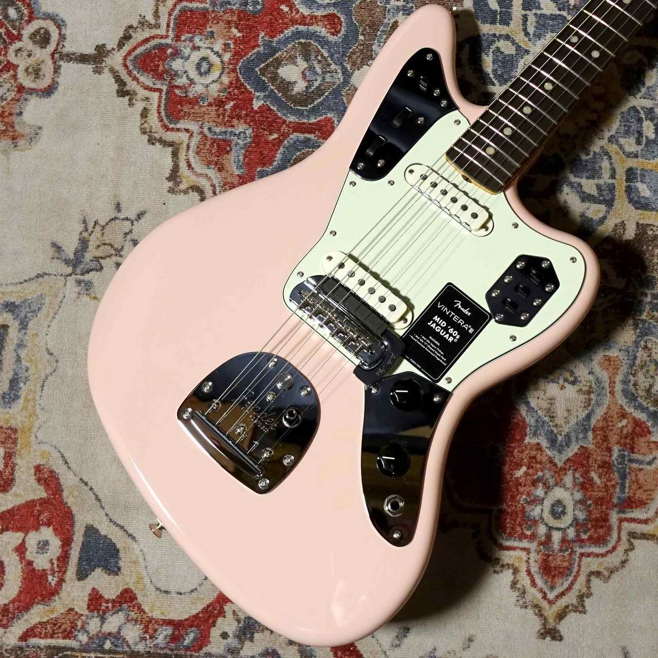 Fender VinteraIII Mid '60s Jaguar Shell Pink#MX26976044【現物写真