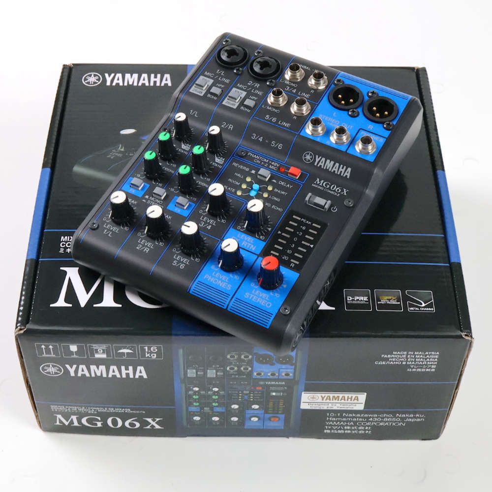 YAMAHA ヤマハ アナログミキサー MG06X 【公式通販】