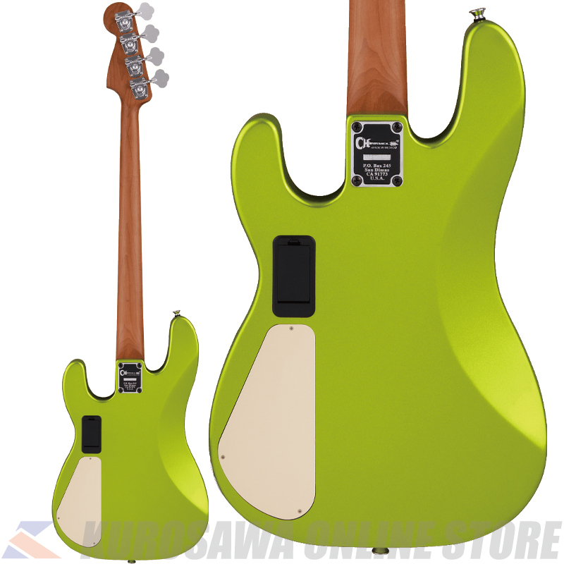 Charvel Pro-Mod San Dimas Bass PJ IV Caramelized LimeGreenMetallic