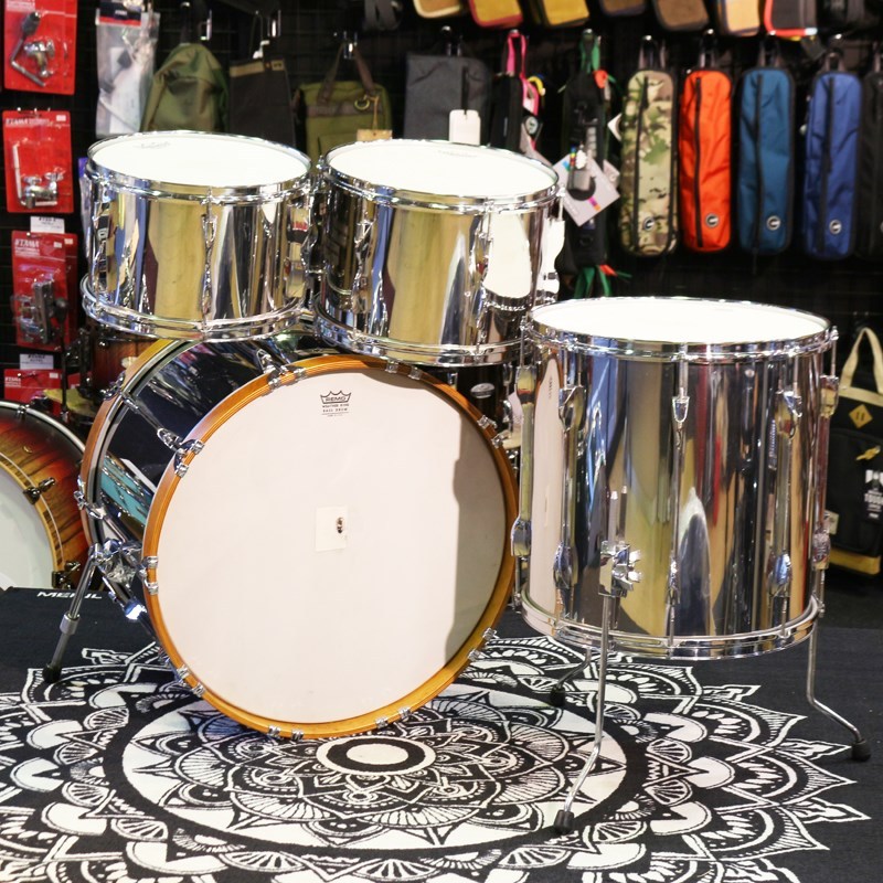 ヤマハドラム4点セット YD‐9000A　 カバリング換装、パーツ換装、程度良好（中古レストア品） ヤマハドラム4点セット YD‐9000A カバリング換装、パーツ換装、程度