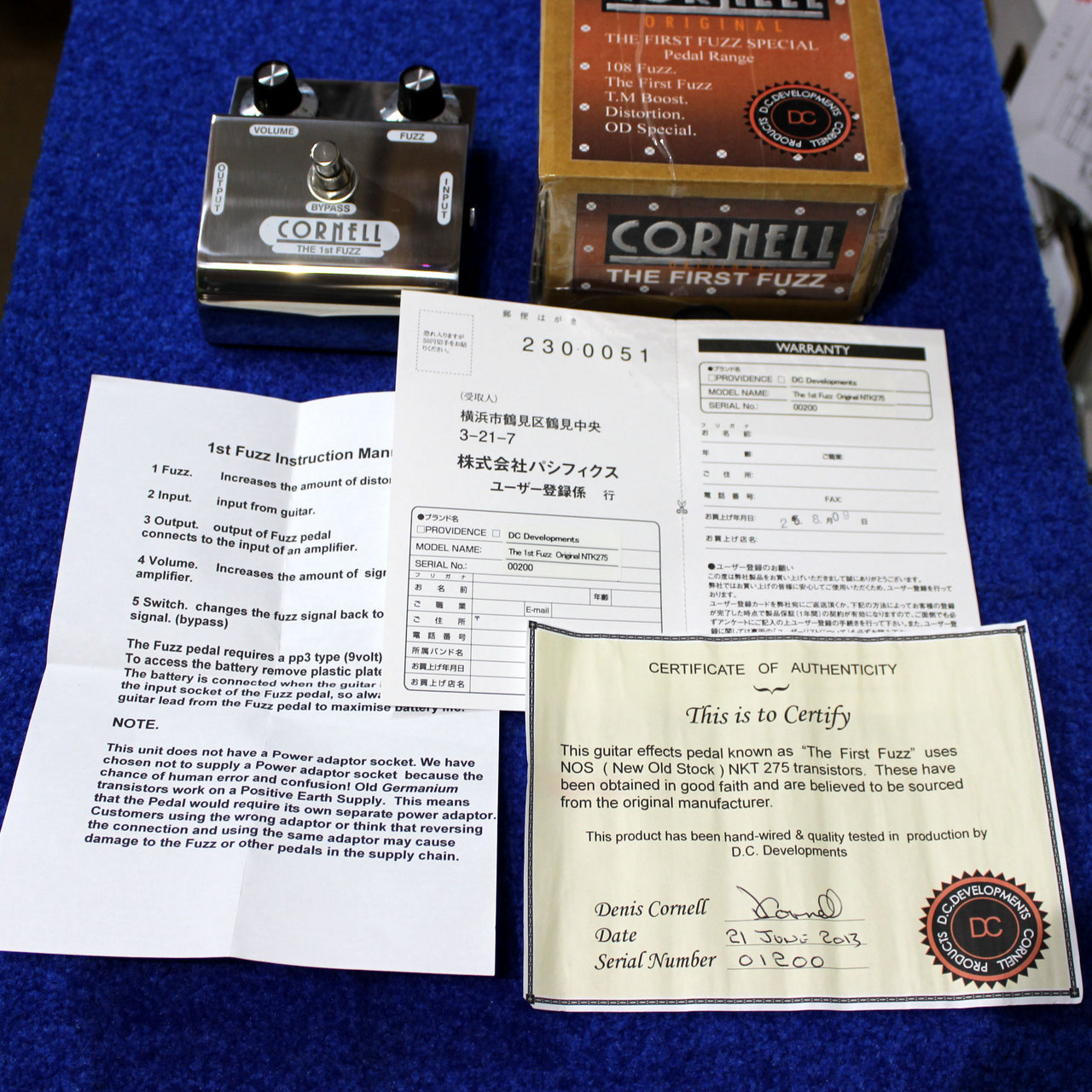 CORNELL The 1st Fuzz NOS NKT275 です（中古）【楽器検索デジマート】