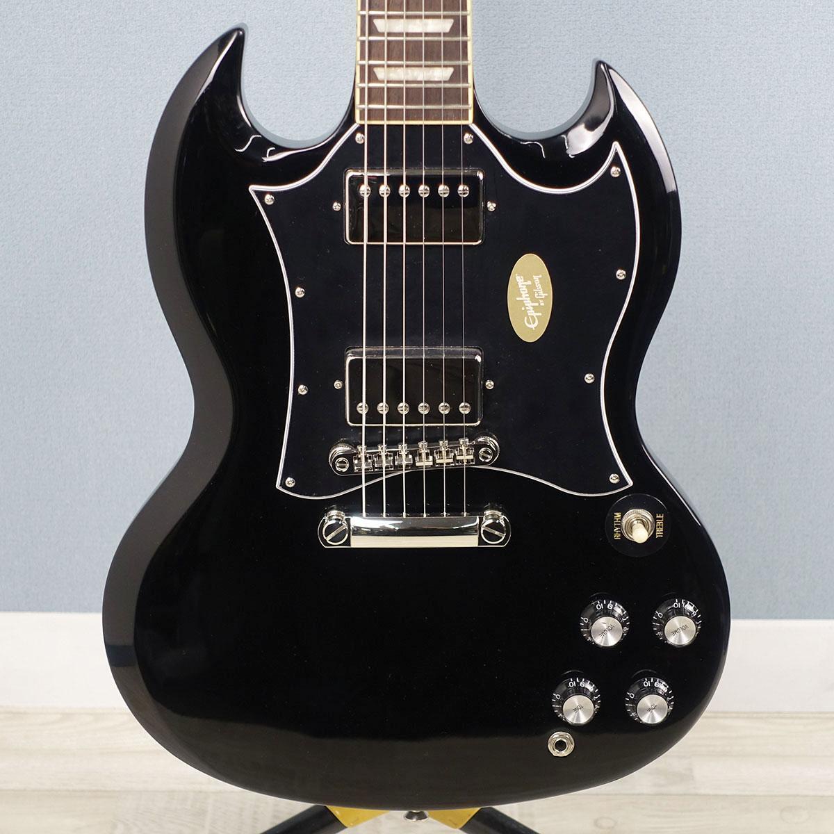 美品 Epiphone エピフォン SG Standard ブラック 黒 ケース 楽天市場】Epiphone SG Standard -Ebony- with Premium Gig Bag