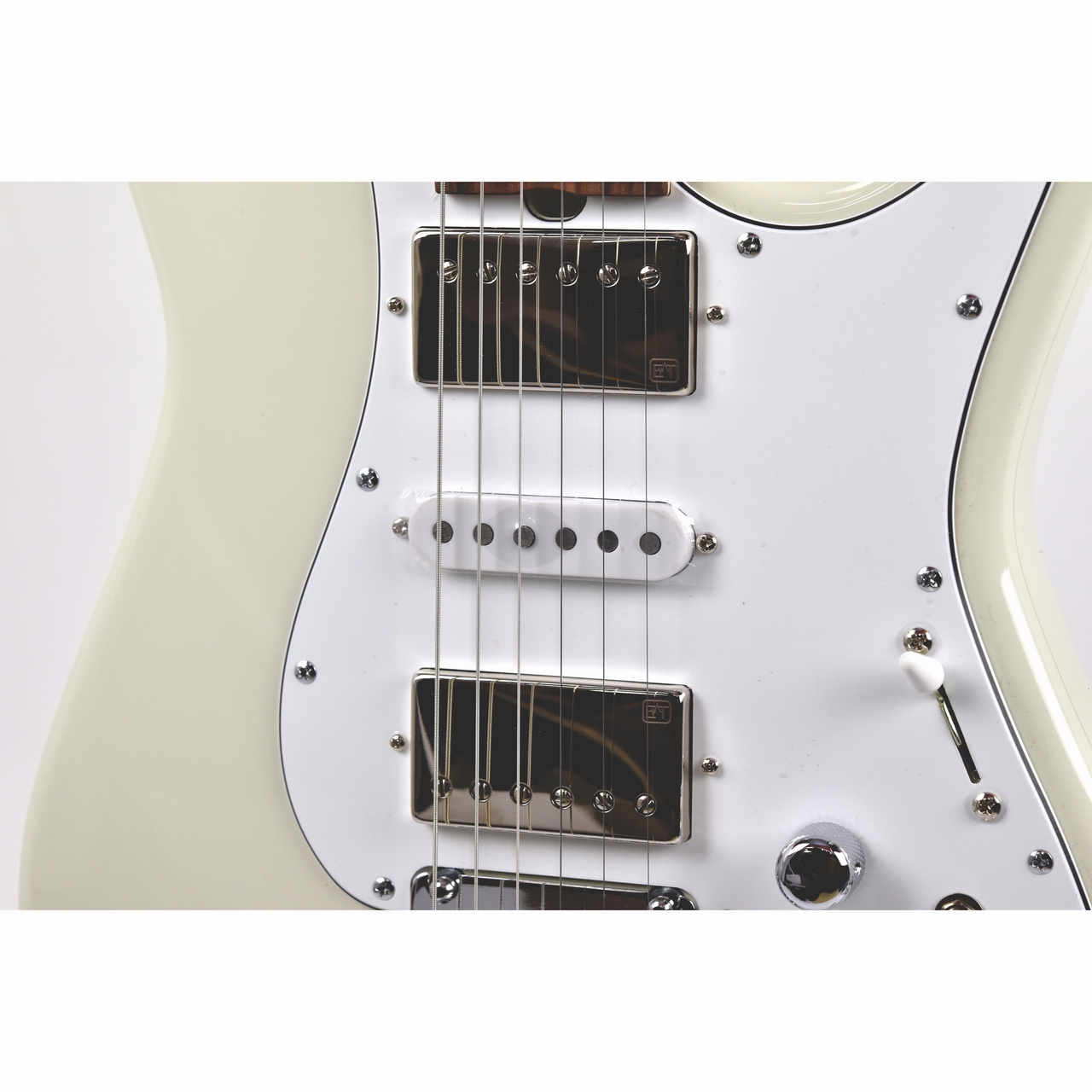 Kino エレキギター ホワイト Kino Factory Stay Stratocaster Type Vintage White - 中古