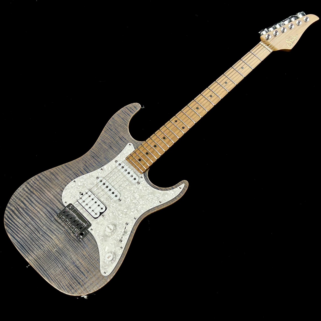 Suhr Standard Plus Trans Blue Denim/ROASTED MAPLE 【現物画像