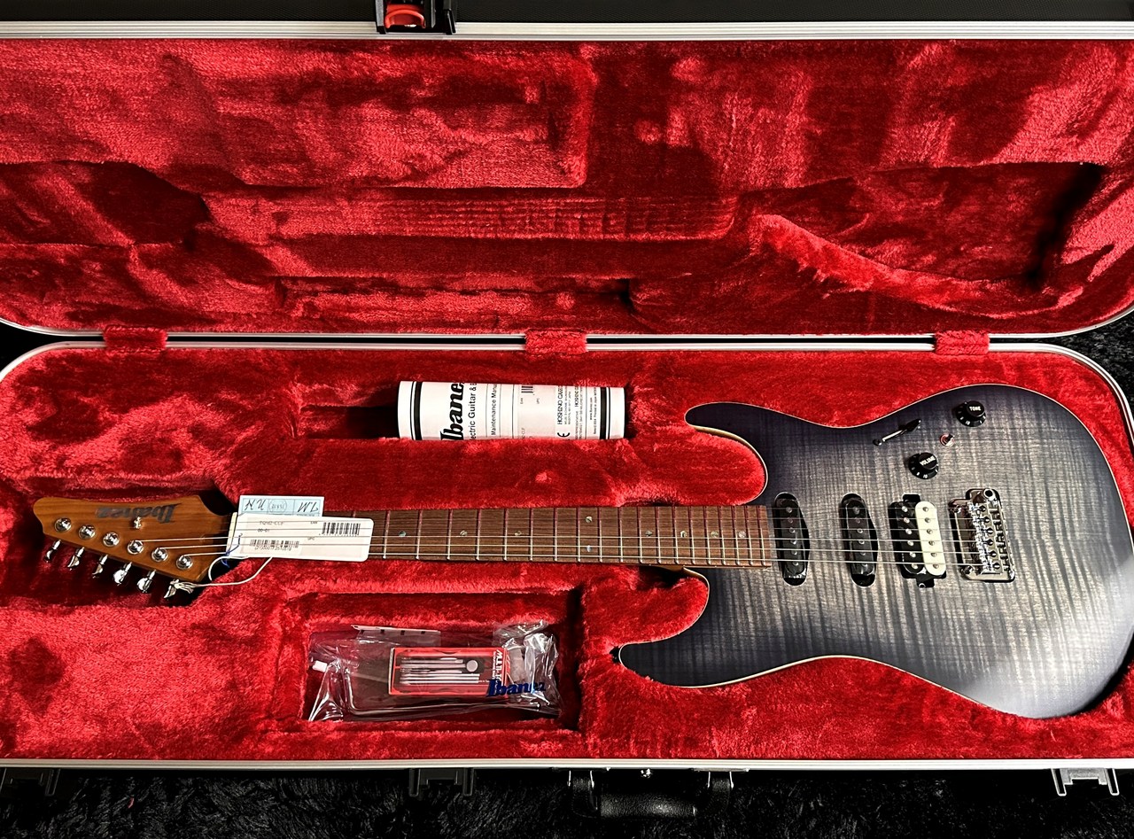 Ibanez TQM2-CUF (Charcoal Black Burst Flat) Tom Quayle Signature