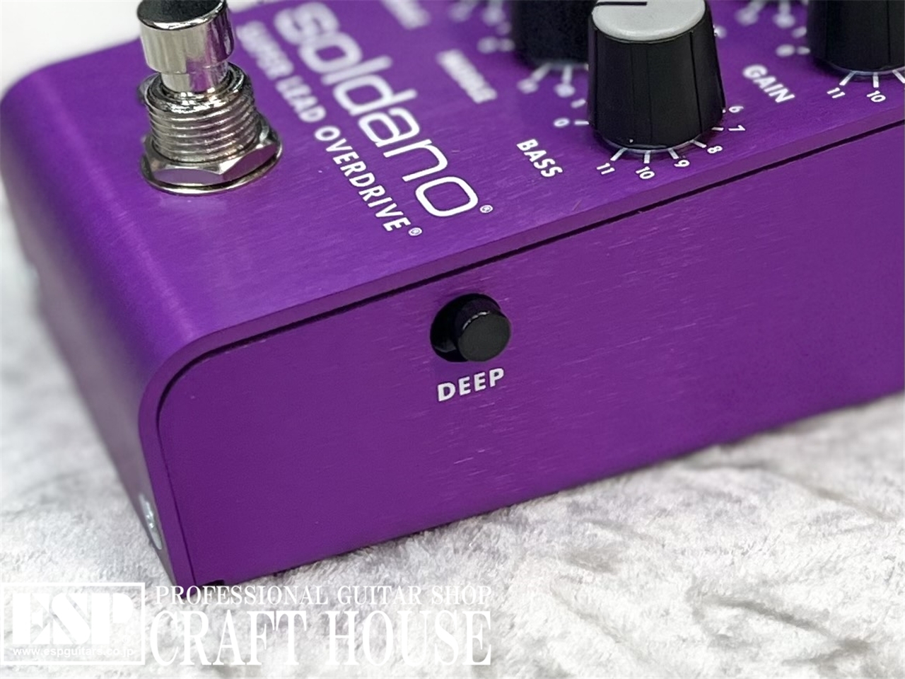 Soldano SLO Pedal – Purple Anodized Super Lead Overdrive Limited