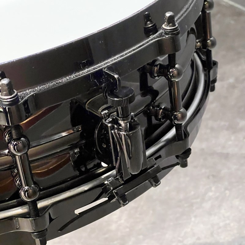 WORLD MAX Black Plated Brass Snare Drum [BK-5014DHBX][14×4]【中古