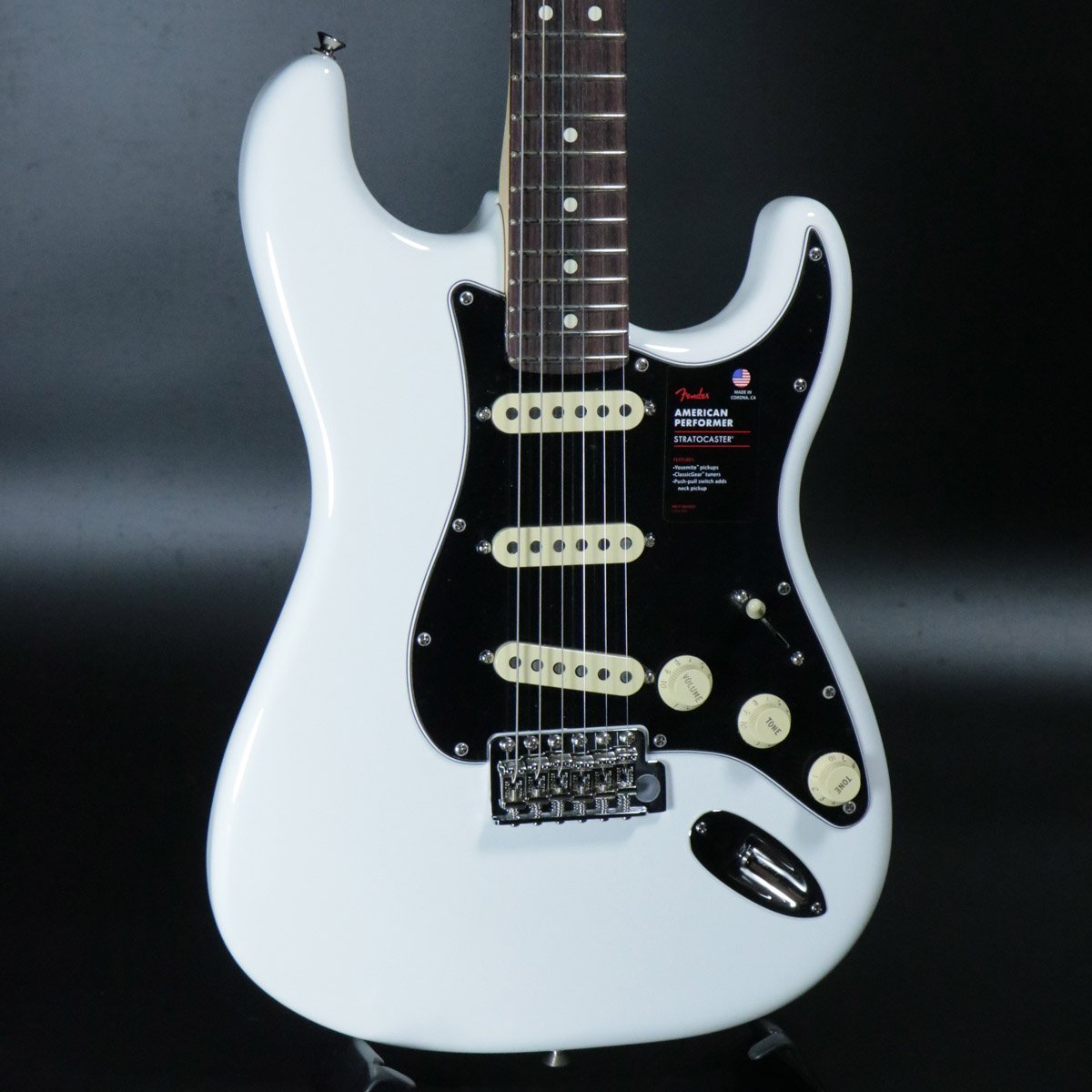 Fender American Performer Stratocaster Arctic White Rosewood