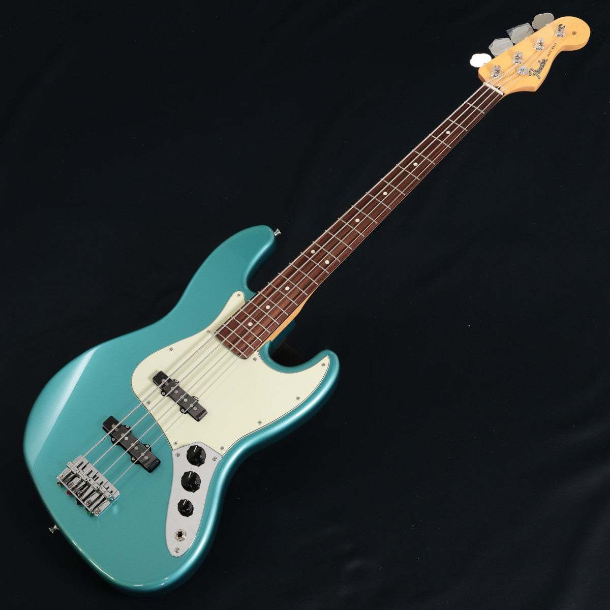 Fender Made in Japan FSR Collection Hybrid II Jazz Bass Teal Green