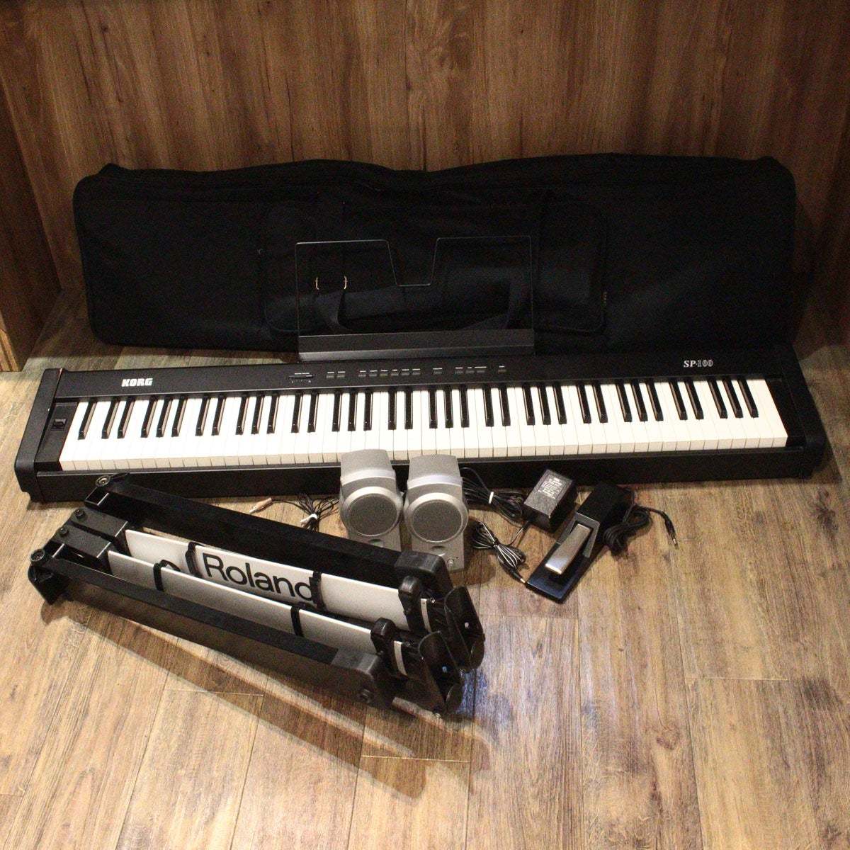 【美品】電子ピアノ　キーボード　KORG 　SP-100 KORG（コルグ） KORG SP-100 Keyboard 電子ピアノ -GrunSound-w924