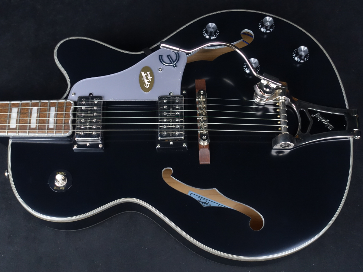 Epiphone Emperor Swingster Black Aged Gloss（新品）【楽器検索 