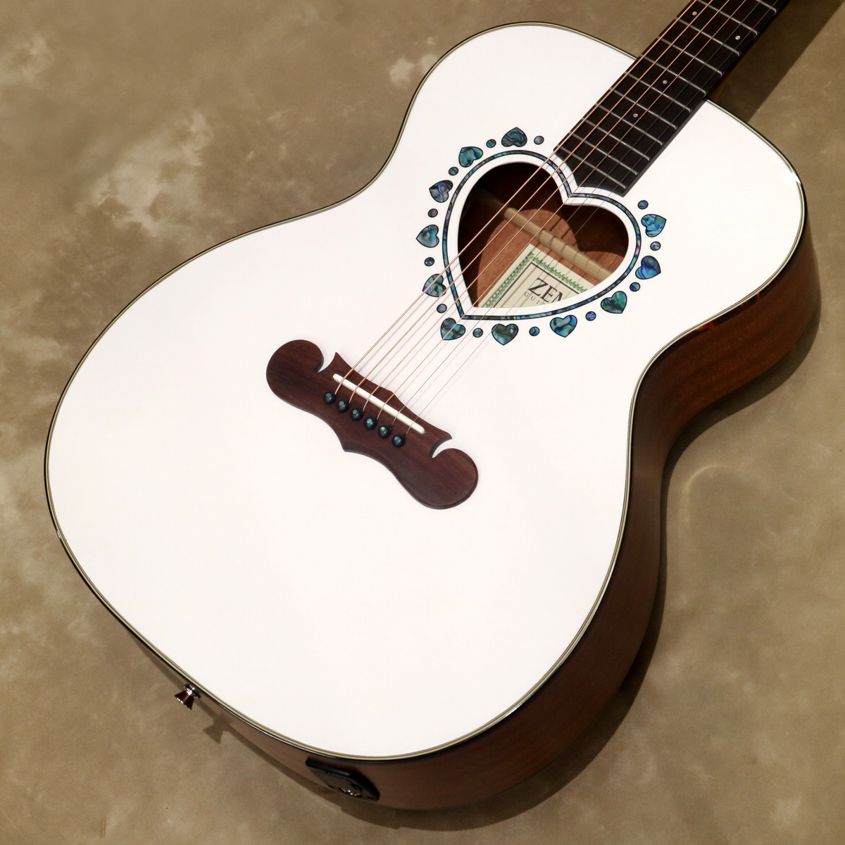 （NOT FOR SALE） サンディ・ラム／パラダイス・イン・マイ・ハート Zemaitis CAF-90H, Gloss White Abalone（新品/送料無料）【楽器