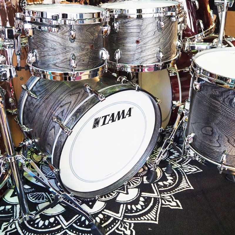 Tama STAR Walnut 4pc Drum Kit [20BD，14FT，12&10TT] -Satin