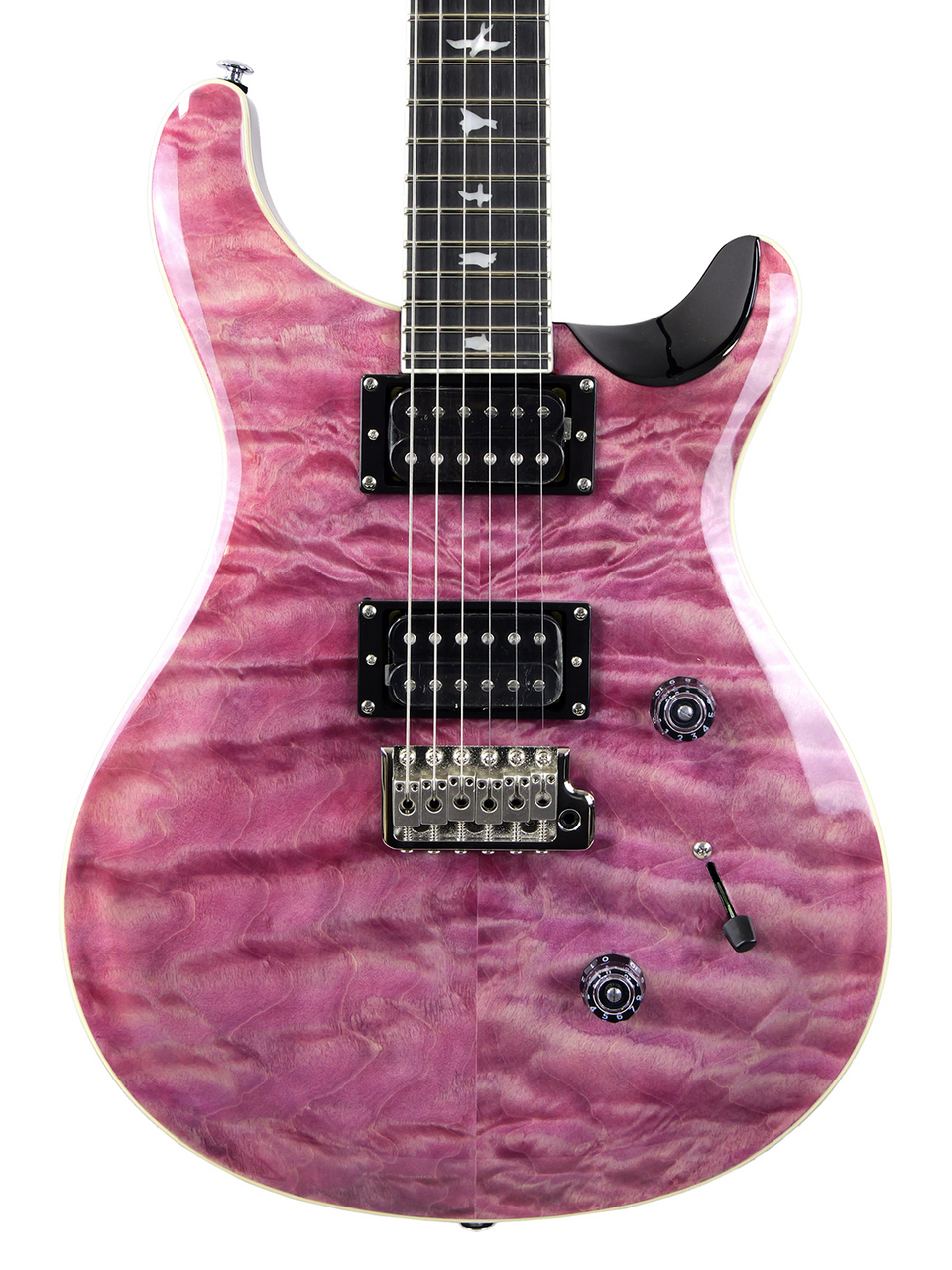 PaulReedSmith Custom24希少カラーviolet【美品】 PRS SE Custom 24 Quilt Package Violet エレキギター〈3.64kg