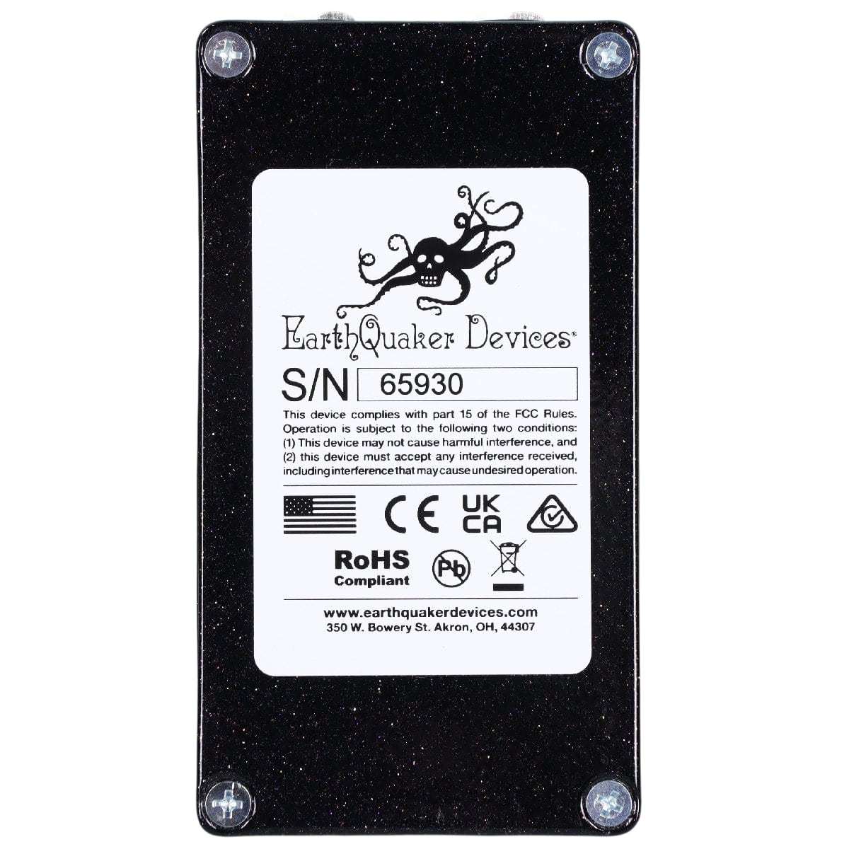 EarthQuaker Devices Plumes Black Sparkle オーバードライブ 【新宿店