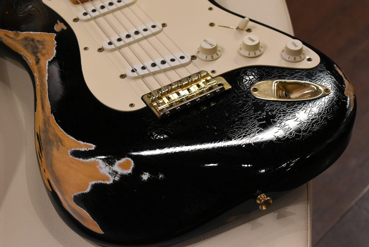 Fender Custom Shop 1959 Stratocaster Relic 1pc Birdseye Maple Neck Black【2012 USED/경량 3.32kg】【월말 특가】 사진 10