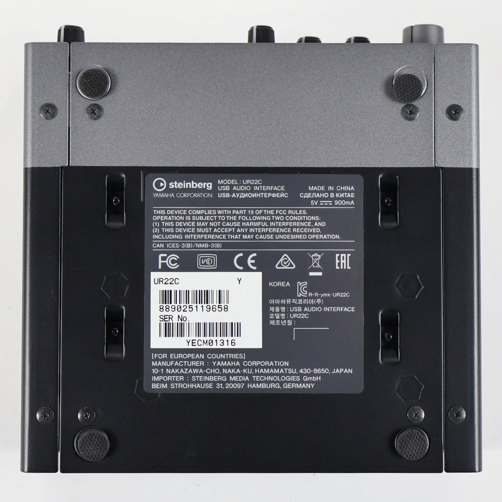 Steinberg 【中古】 オーディオインターフェイス Steinberg UR22C