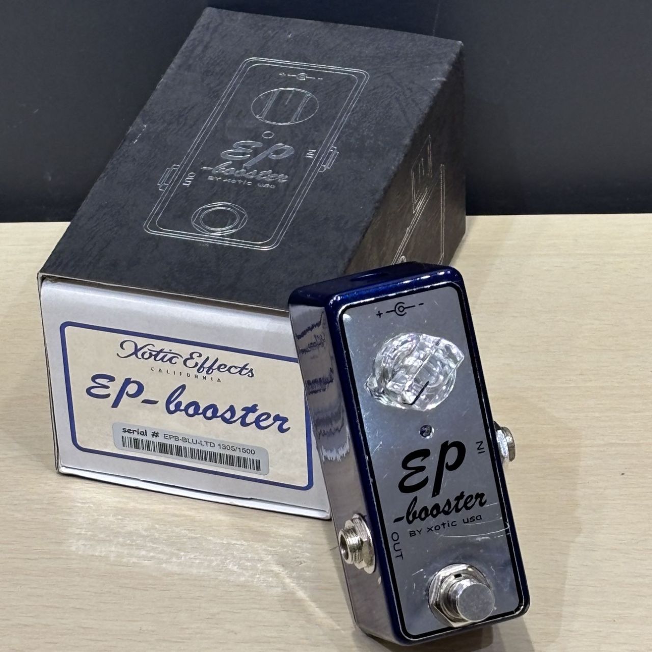 Xotic EP Booster 15周年モデル限定カラー メタリックブルー（中古