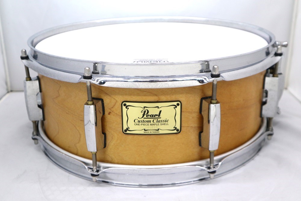 Pearl USED Pearl CustomClassic メイプル単板スネア 14x5.5（中古 