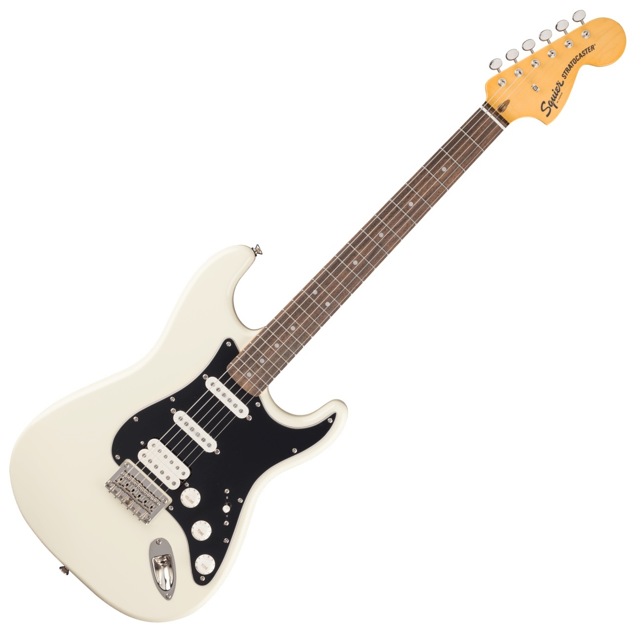 美品　Squier Stratocaster アイボリー Squier by Fender Classic Vibe 70s Stratocaster HT HSS