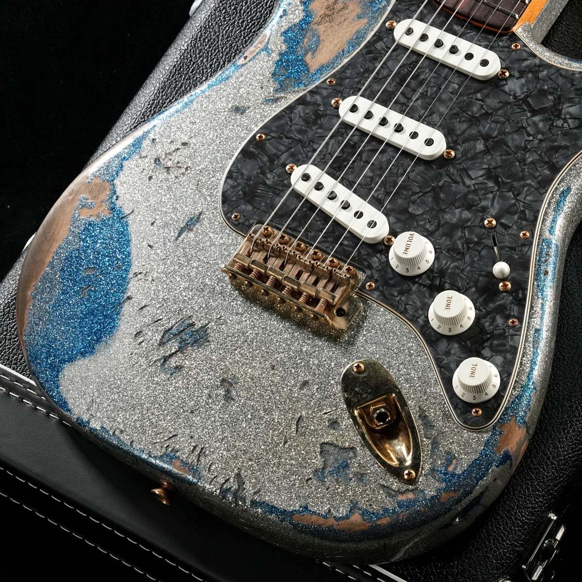 Fender Custom Shop CB 1969 Stratocaster Super Heavy Relic Silver