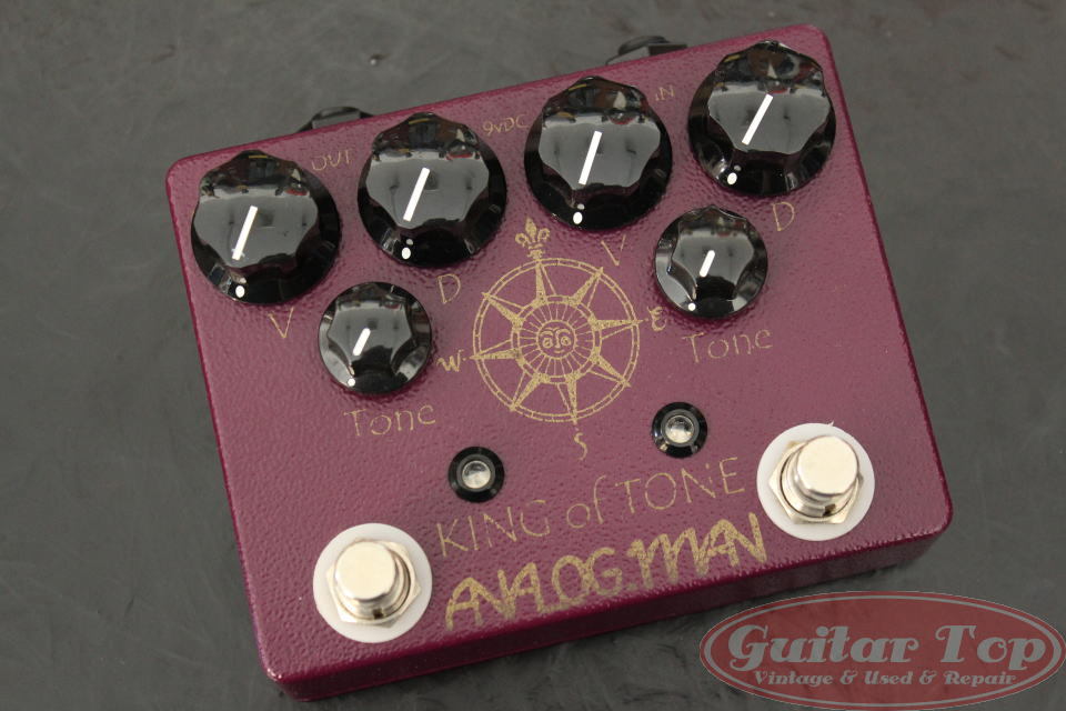 【レアなお品】ANALOG.MAN KING of TONE ギターエフェクター Analog.man King Of Tone Ver.4 - きになるおもちゃ -ギター