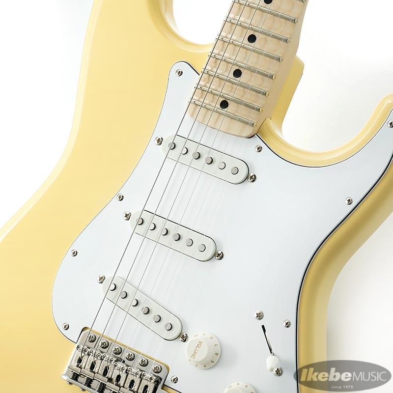 フェンダージャパン イングヴェイシグネイチャーモデル イエローホワイト Fender Made in Japan Yngwie Malmsteen Stratocaster (Yellow