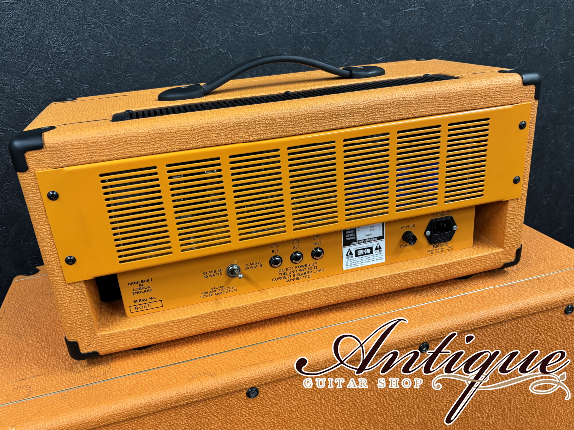 ORANGE RETORO50 Custom Shop 2004 w/Flight Case & 40th Anniv PPC412