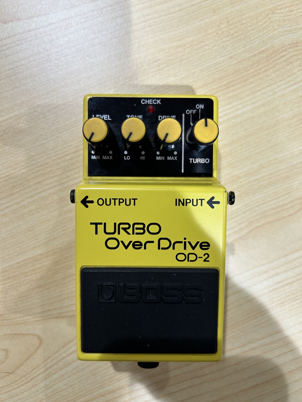 BOSS TURBO OverDrive OD-2 ギターエフェクター 2モード・ハイゲイン・オーバードライブのはしり。おすすめ