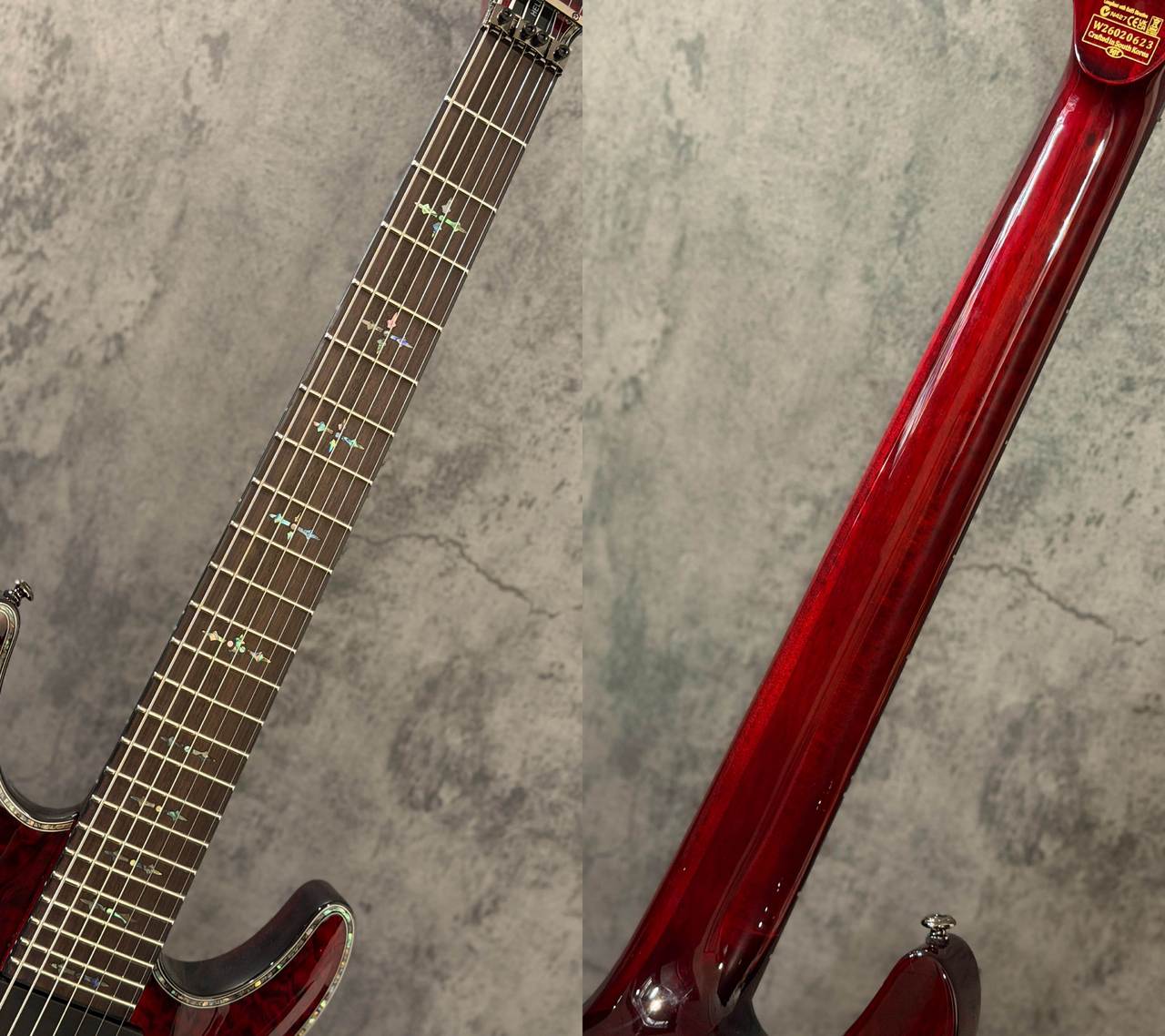 SCHECTER HELLRAISER C-7 FR ~Black Cherry~ #W2620623【3.92kg