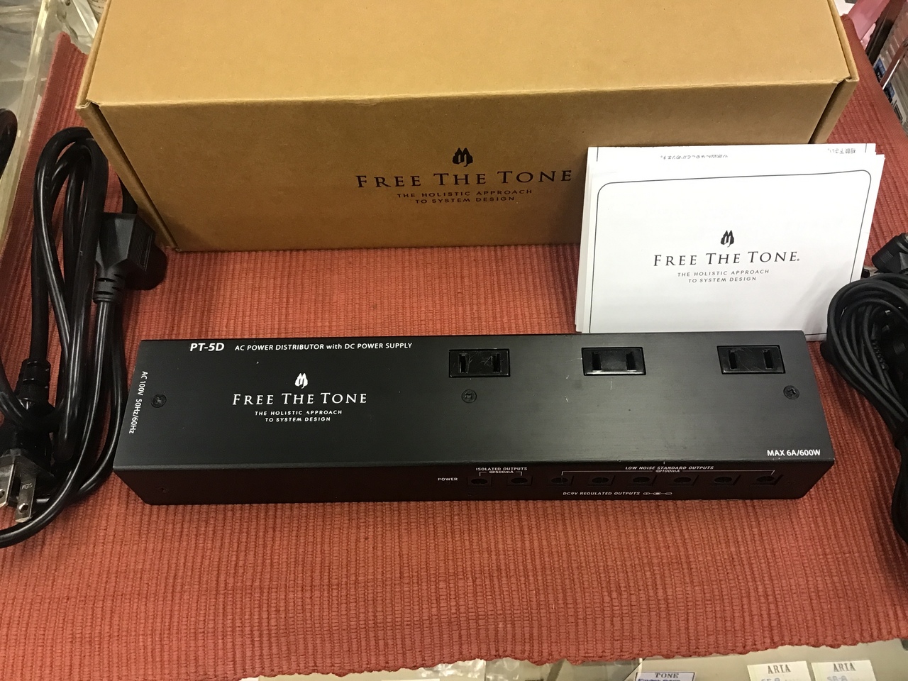 Free The Tone PT-5D/AC POWER DISTRIBUTOR with DC POWER SUPPLY