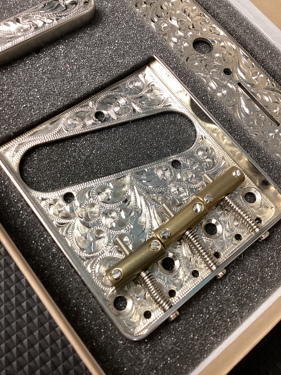 El Dorado Guitar Accessories Hand-Engraved Telecaster Guitar Parts 