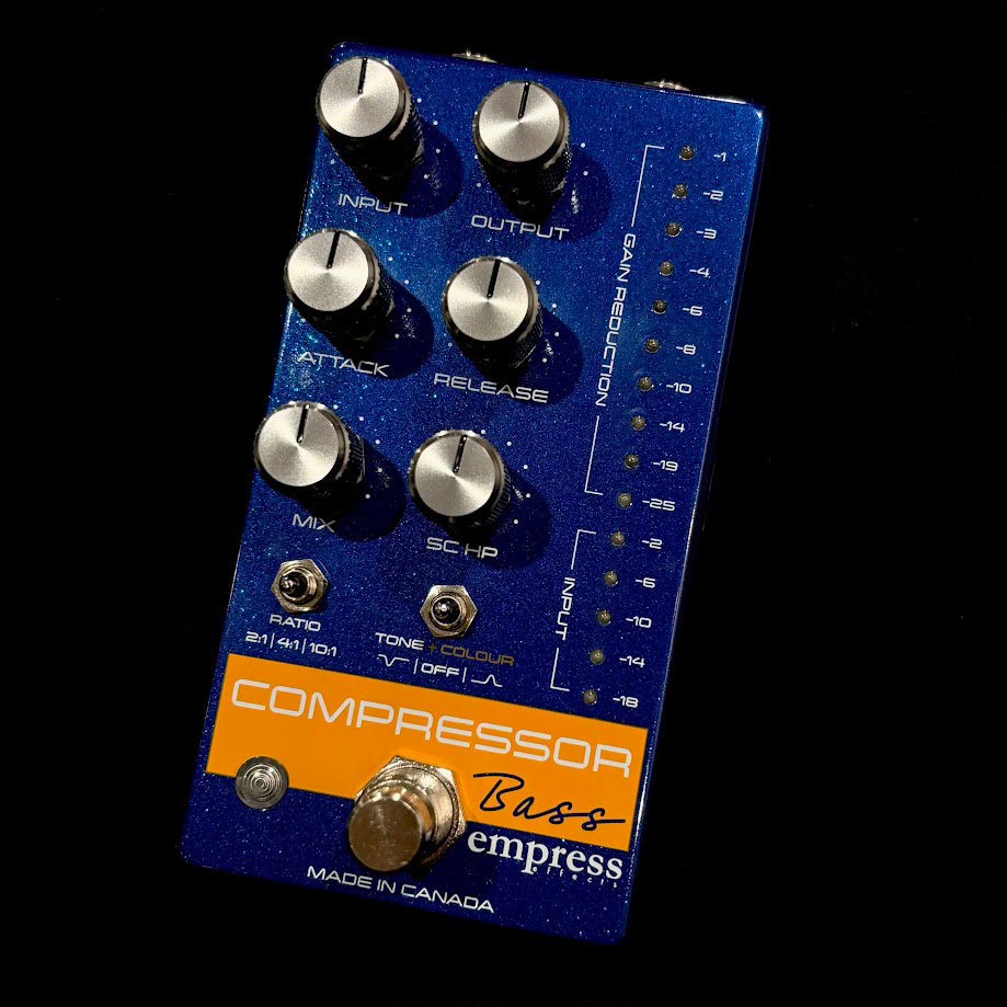 Empress compressor ベースエフェクター　箱無し Empress Effects 【入荷待ち、ご予約受付中】 Bass Compressor