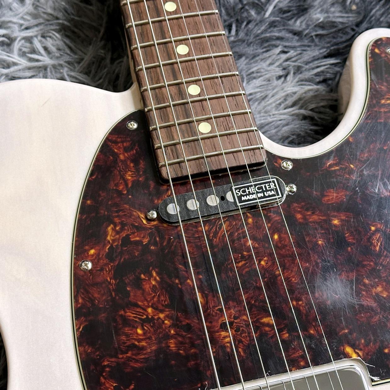 SCHECTER AC-TK-TE-WH/SIG BLD (Blonde) 凛として時雨 TK Signature