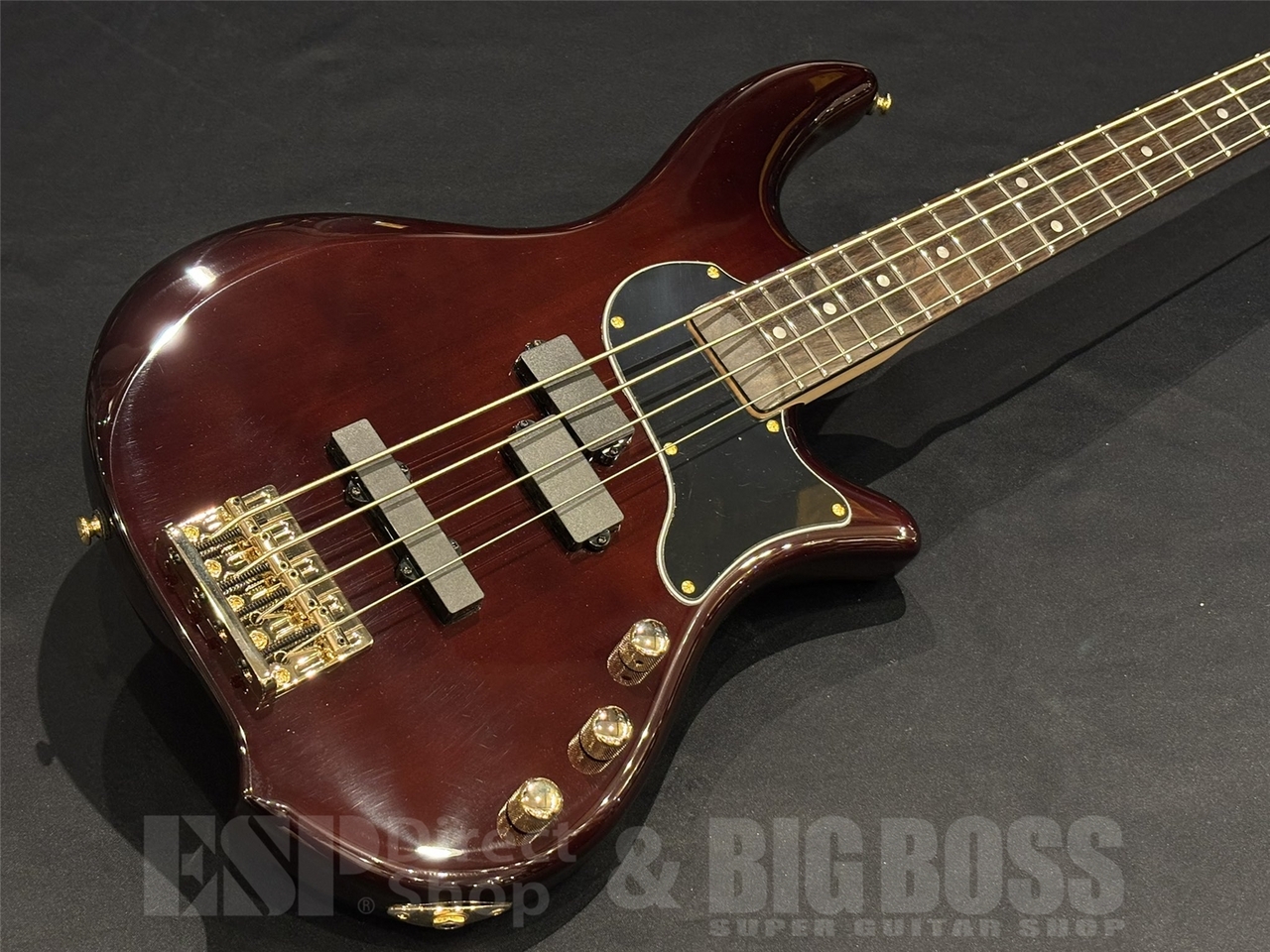 grassroots BB-DLX ベース ブラウン 希少 エレキ ESP [※お取り寄せ商品] Grass Roots G-BB-DLX 【See Thru Brown