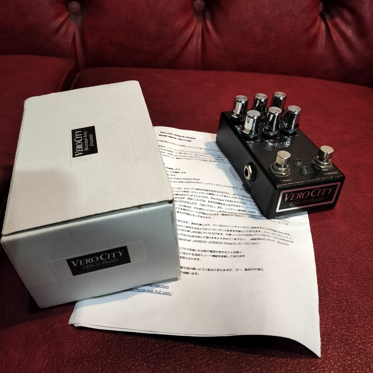 VeroCity Effects Pedals Rev.F-B2（中古）【楽器検索デジマート】