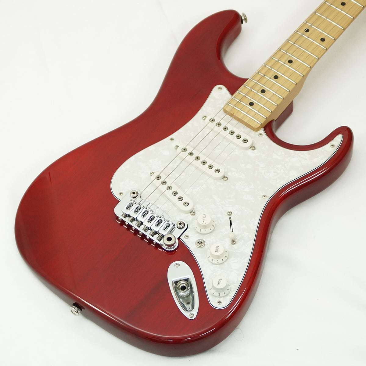 G&L USA 40th Anniversary S-500 (Clear Ruby Red/Maple