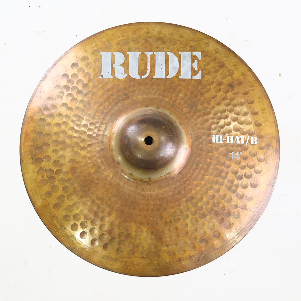 PAiSTe 【中古】 ハイハットシンバル ボトムのみ パイステ PAISTE RUDE
