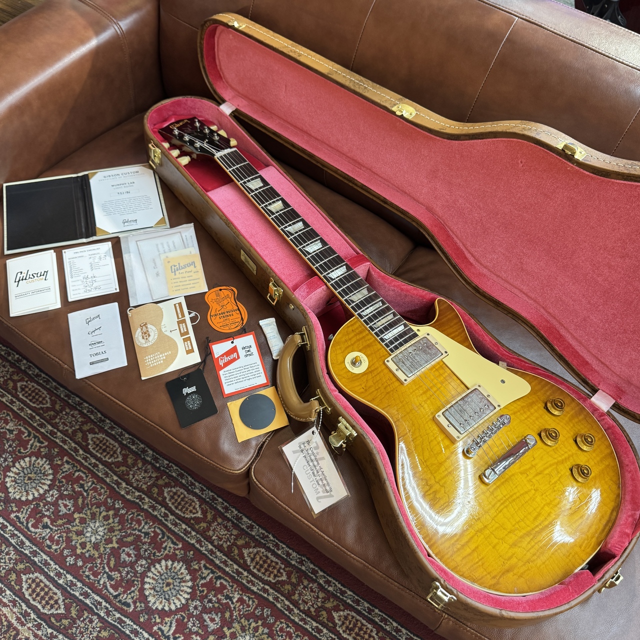 Gibson Custom Shop 【極上板目フレック杢】PSL Murphy Lab 1959 Les