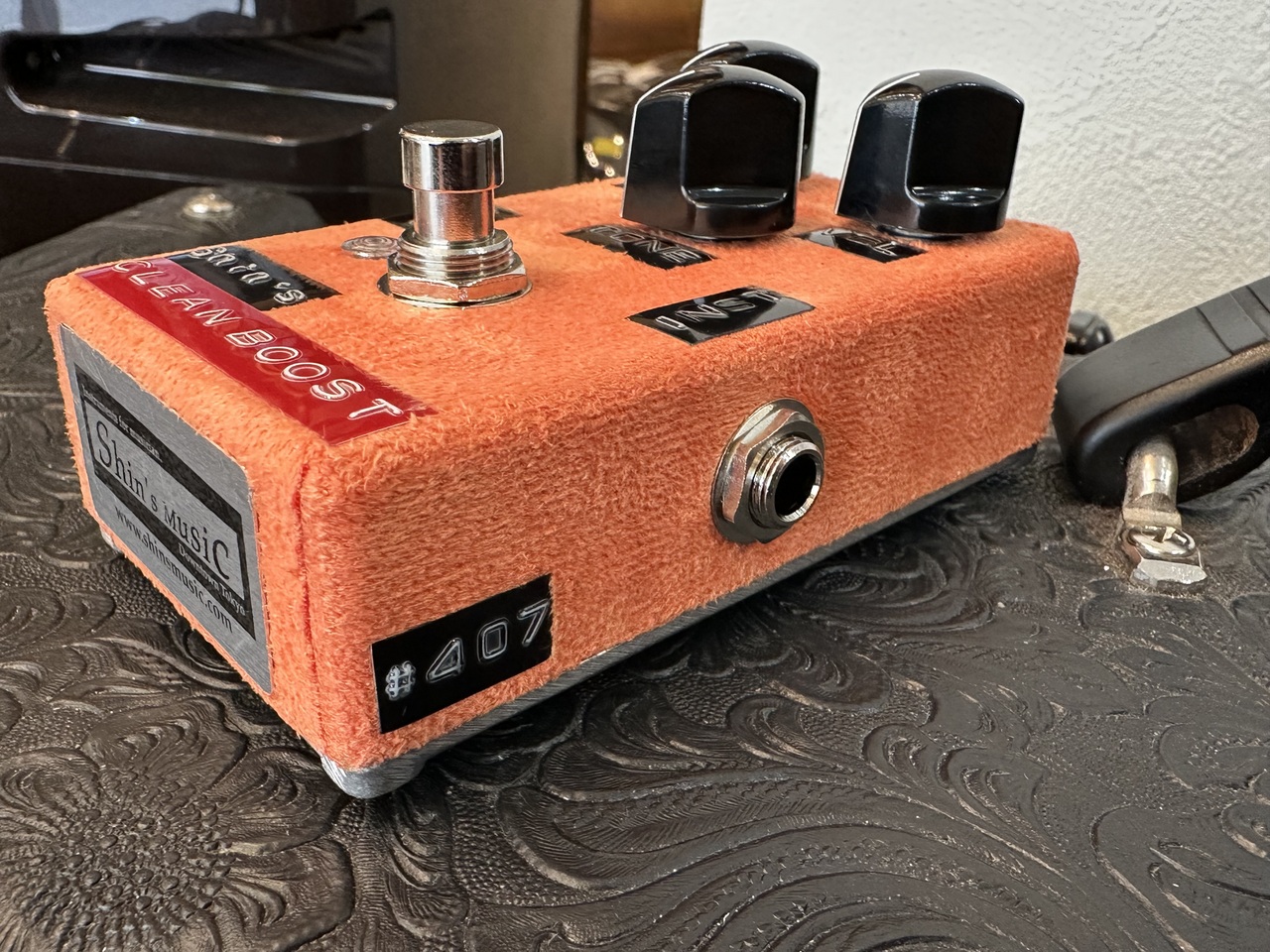 Shin's Music CLEAN BOOST Orange Suede #407（新品/送料無料