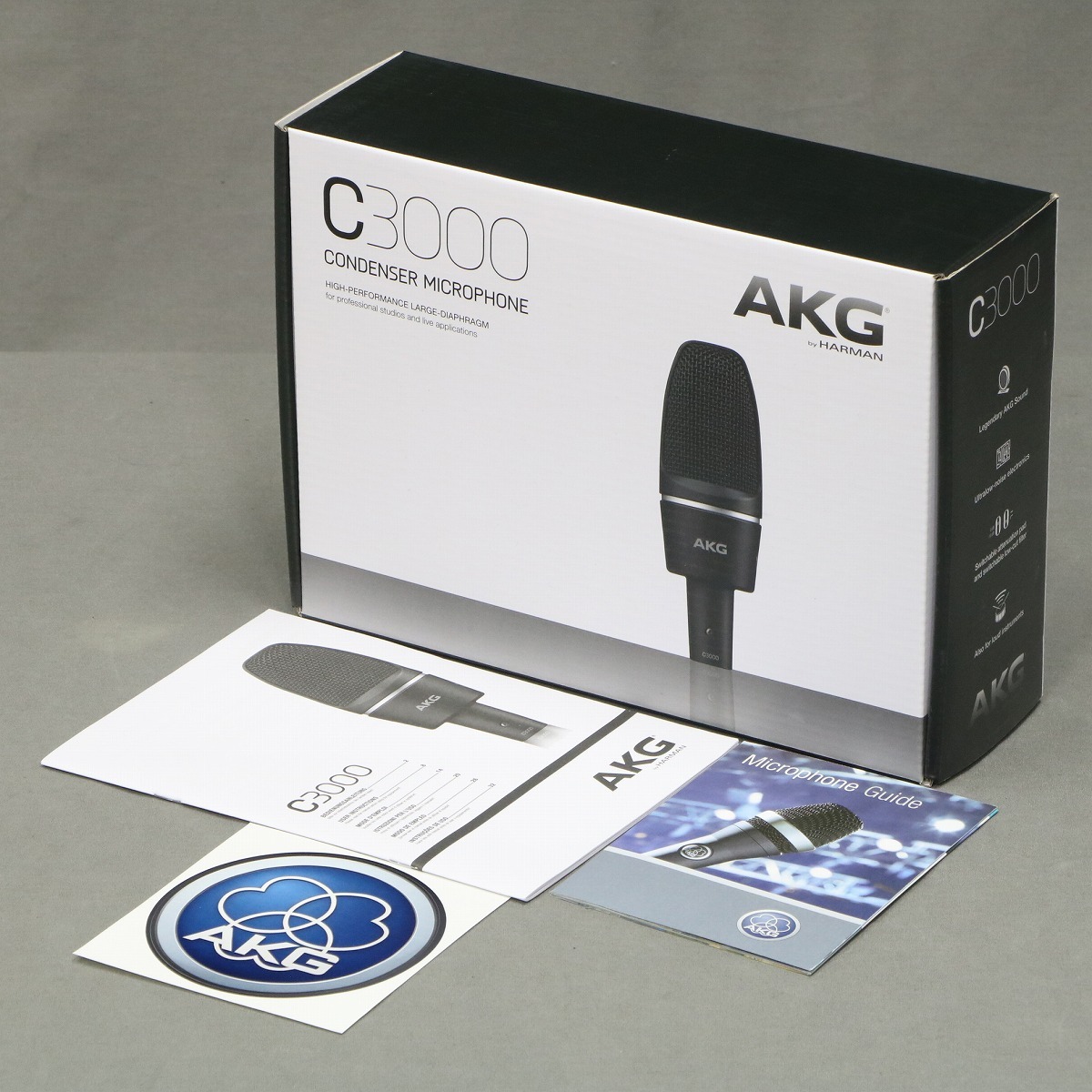 AKG C3000 コンデンサーマイク 【展示品特価】【アウトレット