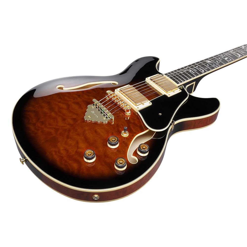 Ibanez AS Artcore Expressionist AS93QMSP-DBS【キルトメイプル